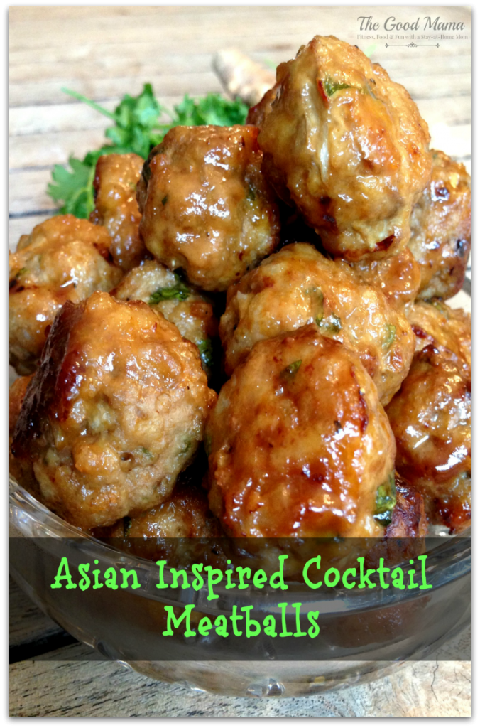 Asian Inspired Cocktail Meatballs via http://www.thegoodmama.org