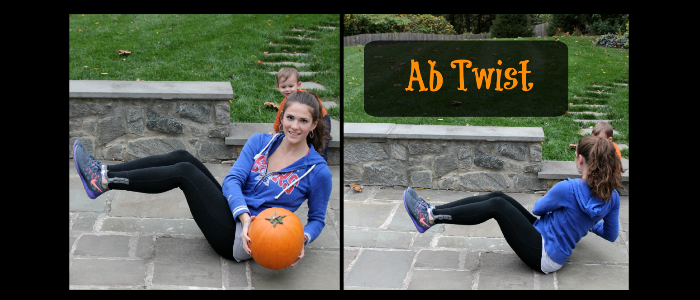 Fat Burning Exercises with a Pumpkin