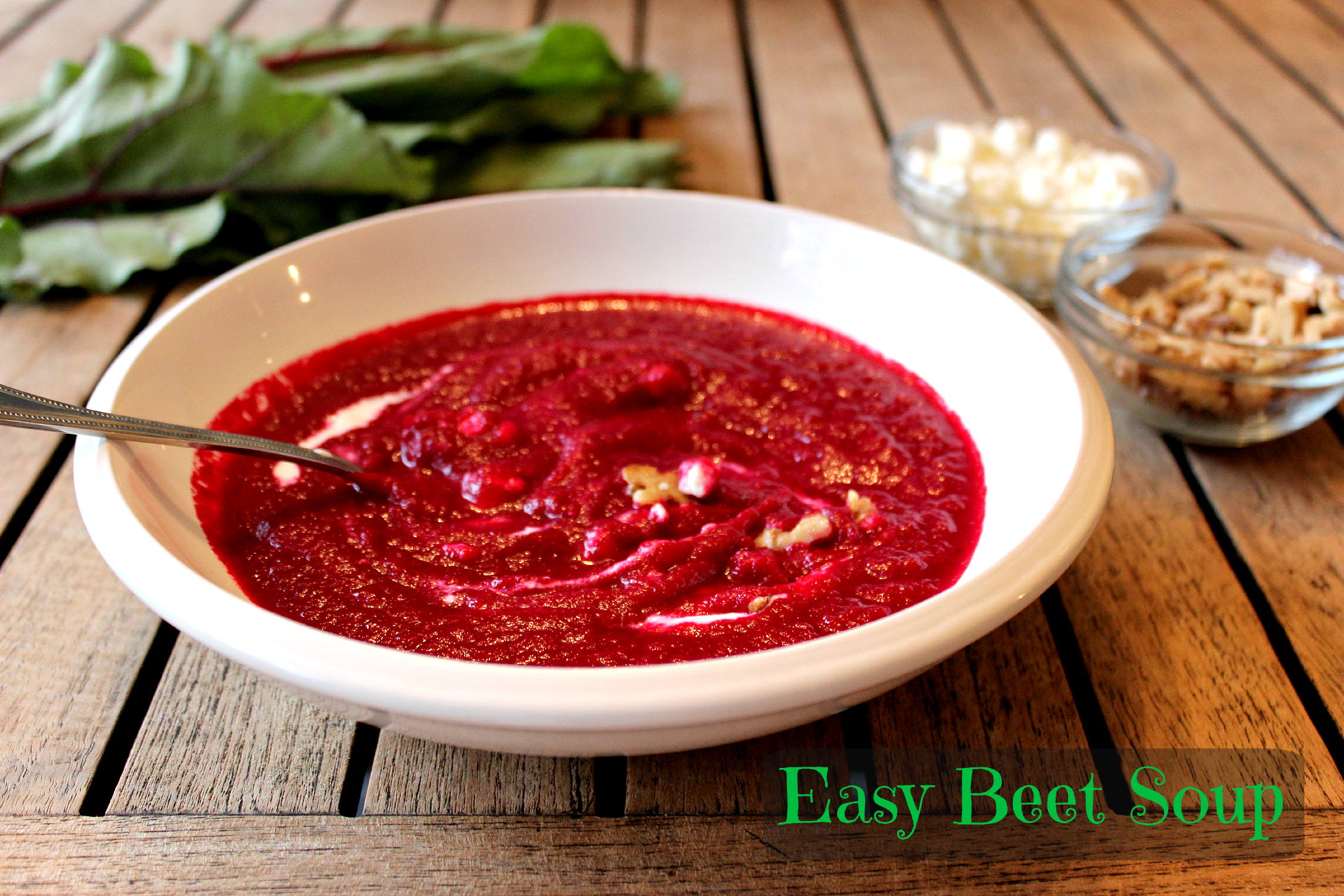 Easy Beet Soup- Easy to make, absolutely delicious, AND healthy!