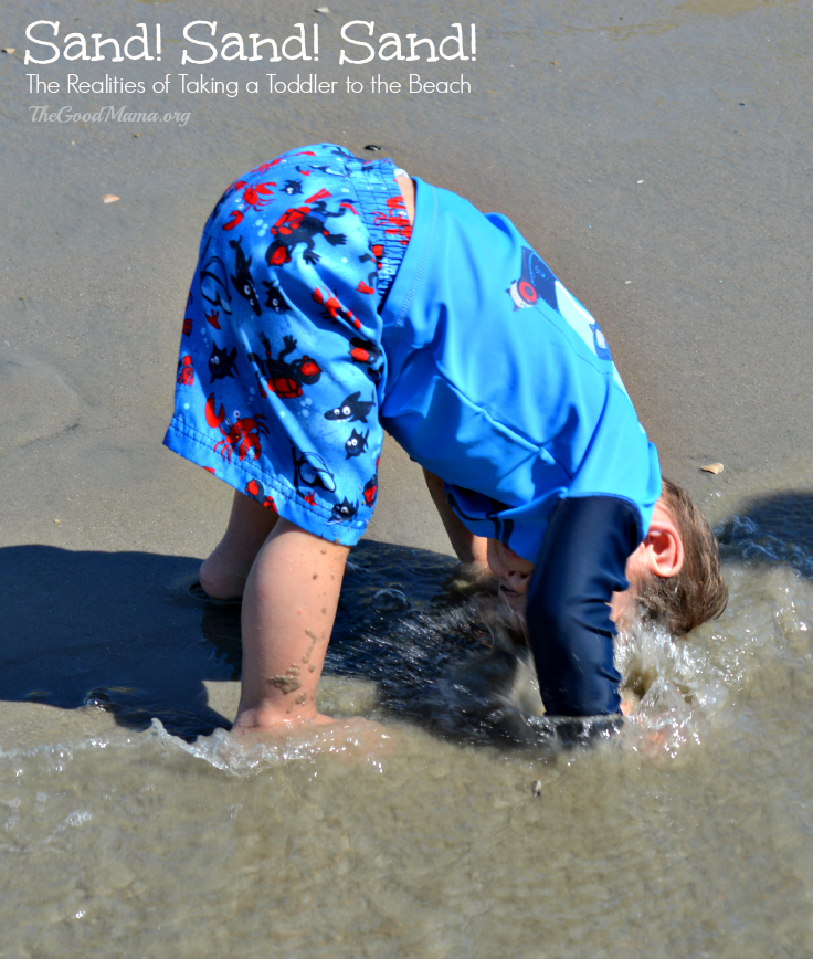 The Realities of Taking a Toddler to the Beach