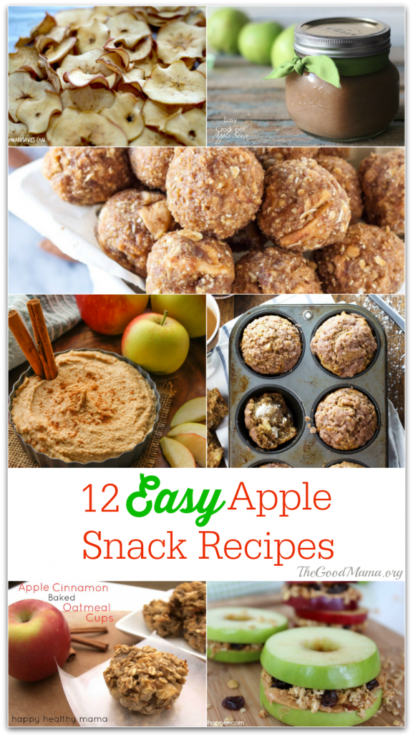 12 Easy Apple Snack Recipes The Good Mama