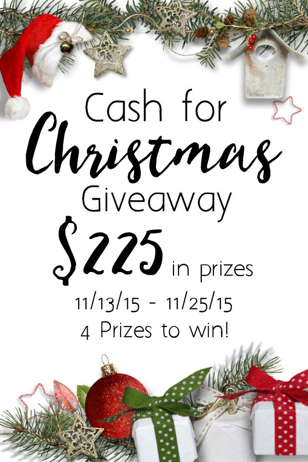 Cash for Christmas Giveaway