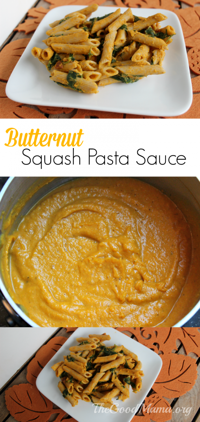 Butternut Squash Pasta Sauce Recipe - The Good Mama