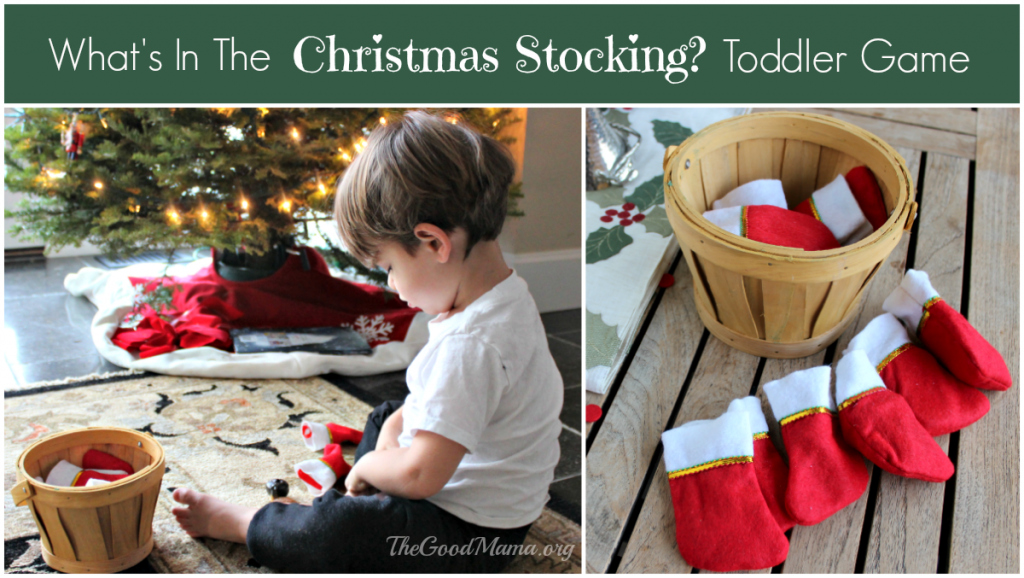 What's In The Christmas Stocking Toddler Game