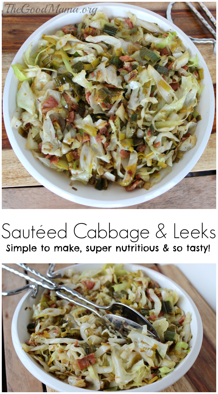 Sauteed Cabbage and Leeks Recipe