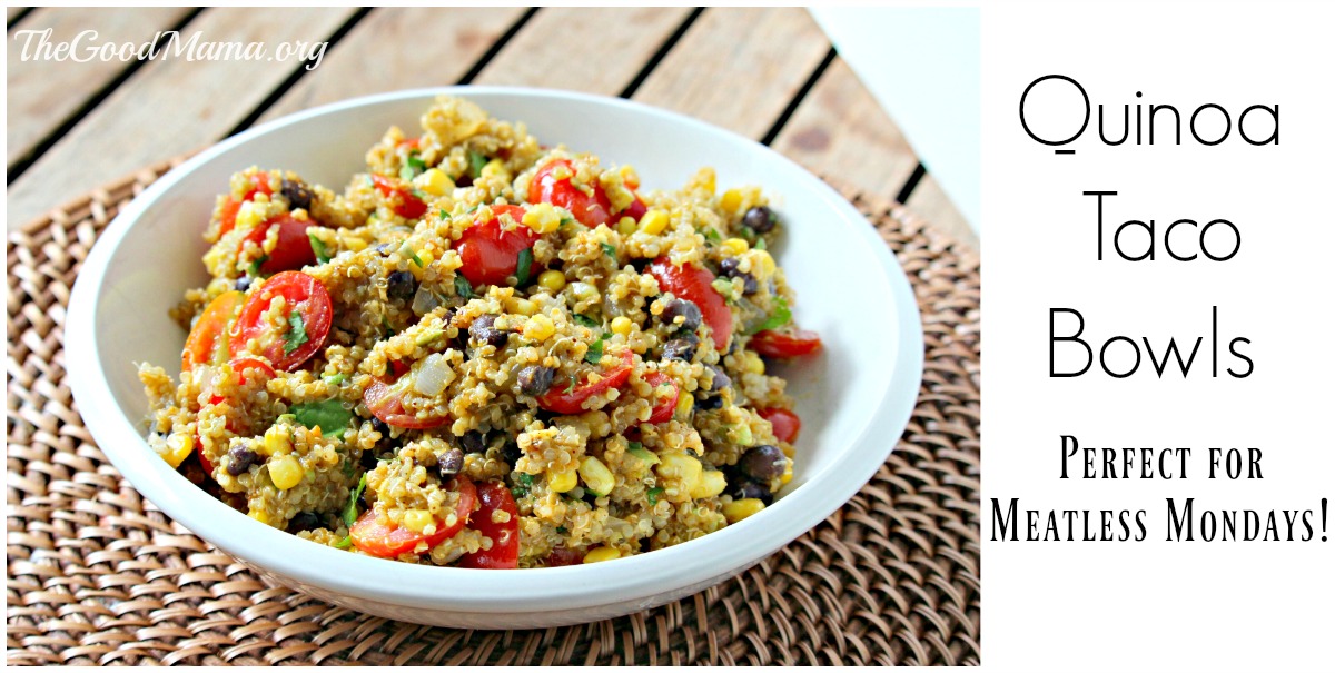 Quinoa Taco Bowl Recipe The Good Mama