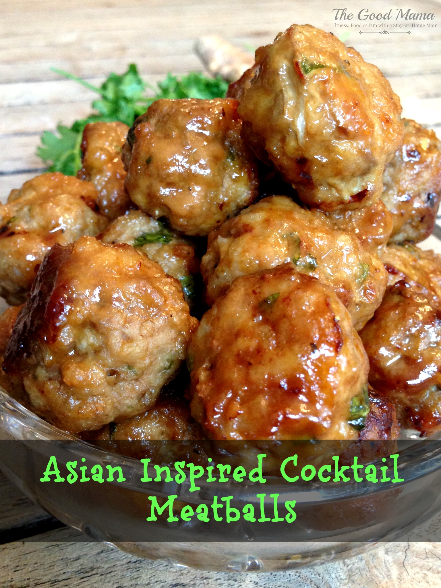 Asian Inspired Cocktail Meatballs