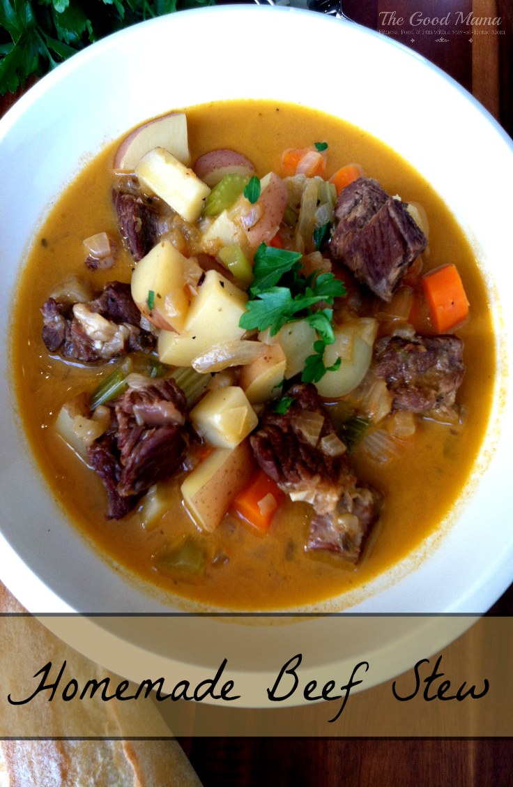 Homemade Beef Stew- Easy & Delicious!