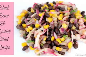 Black Bean and Radish Salad Recipe- Gluten Free, Diary free, Vegan