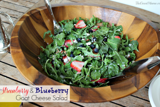 Strawberry & Blueberry Goat Cheese salad recipe