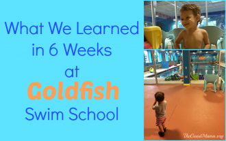 What We Learned in 6 Weeks at Goldfish swim school